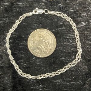 Elegant Silver Chain Bracelet